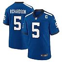 Zennovawear Men's Indianapolis Colts Anthony Richardson Royal Indiana Nights Alternate Game Jersey