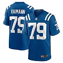 Zennovawear Men's Indianapolis Colts Bernhard Raimann Royal Player Game Jersey