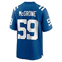 Zennovawear Men's Indianapolis Colts Cameron McGrone Royal Team Game Jersey