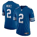 Zennovawear Men's Indianapolis Colts Carson Wentz Royal Alternate Vapor Limited Jersey
