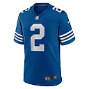 Zennovawear Men's Indianapolis Colts Carson Wentz Royal Alternate Game Jersey