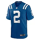 Zennovawear Men's Indianapolis Colts Carson Wentz Royal Game Jersey