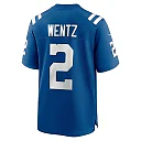 Zennovawear Men's Indianapolis Colts Carson Wentz Royal Game Jersey