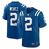 Zennovawear Men's Indianapolis Colts Carson Wentz Royal Game Jersey