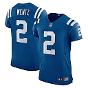 Zennovawear Men's Indianapolis Colts Carson Wentz Royal Vapor Elite Player Jersey