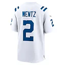 Zennovawear Men's Indianapolis Colts Carson Wentz White Game Jersey