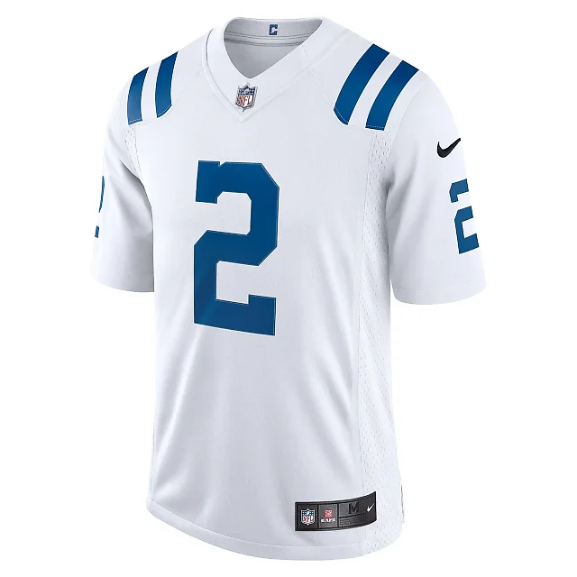 Zennovawear Men's Indianapolis Colts Carson Wentz White Vapor Limited Jersey