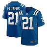 Zennovawear Men's Indianapolis Colts Dallis Flowers Royal Game Jersey