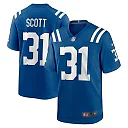 Zennovawear Men's Indianapolis Colts Daniel Scott Royal Game Jersey