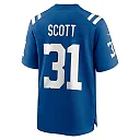 Zennovawear Men's Indianapolis Colts Daniel Scott Royal Game Jersey