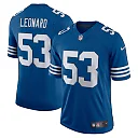 Zennovawear Men's Indianapolis Colts Darius Leonard Royal Alternate Vapor Limited Jersey