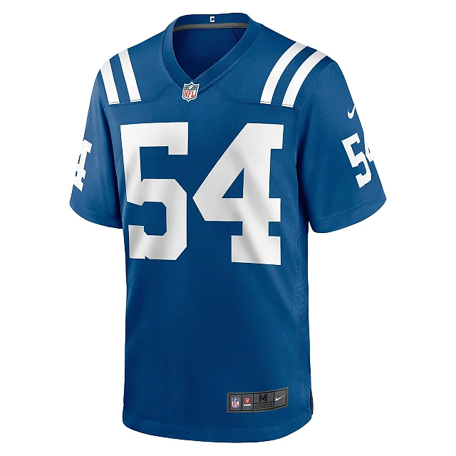 Zennovawear Men's Indianapolis Colts Dayo Odeyingbo Royal Game Jersey