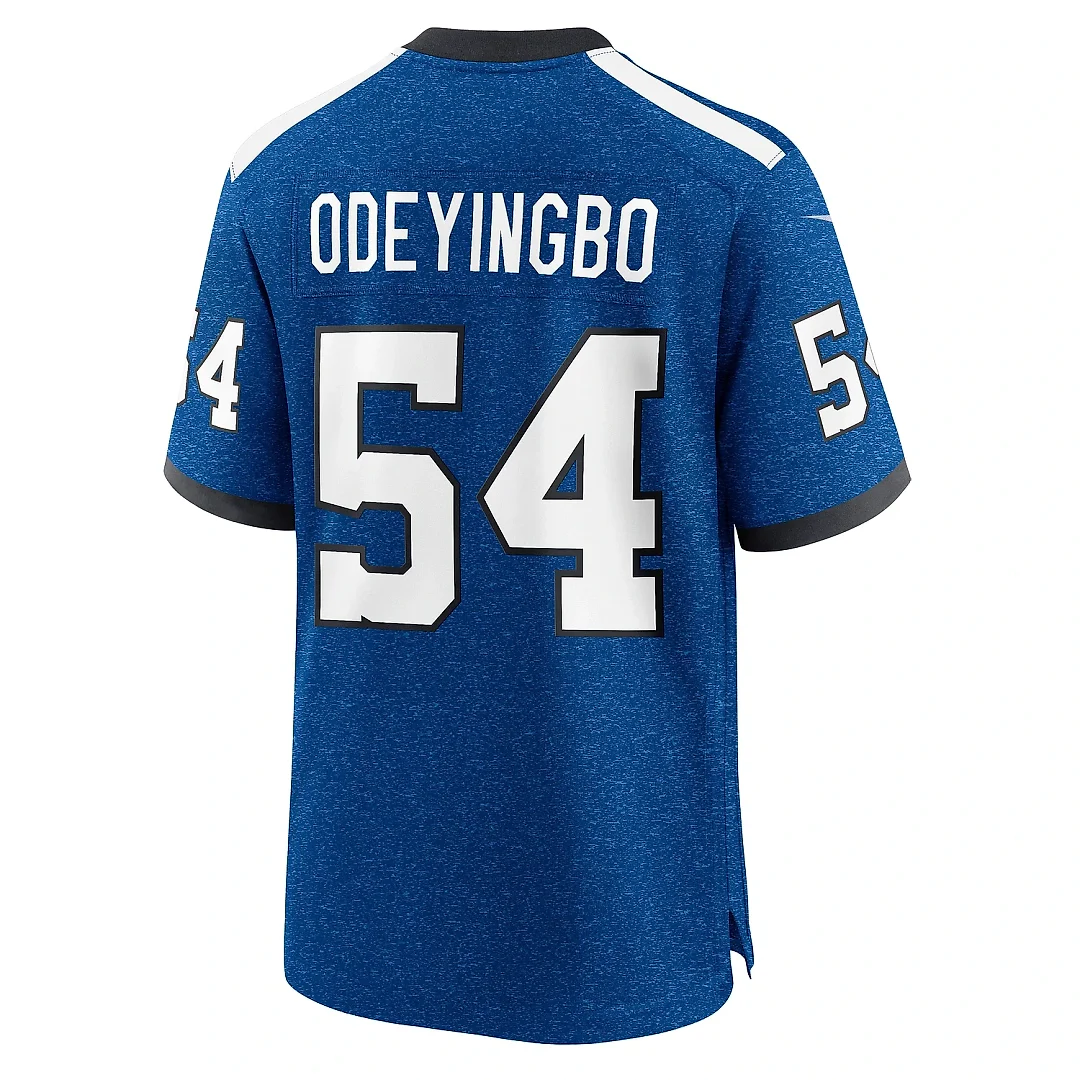 Zennovawear Men's Indianapolis Colts Dayo Odeyingbo Royal Indiana Nights Alternate Game Jersey