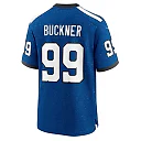 Zennovawear Men's Indianapolis Colts DeForest Buckner Royal Indiana Nights Alternate Game Jersey