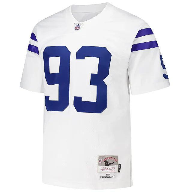 Zennovawear Men's Indianapolis Colts Dwight Freeney Mitchell & Ness White 2006 Legacy Jersey