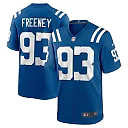 Zennovawear Men's Indianapolis Colts Dwight Freeney Royal Team Retired Player Game Jersey