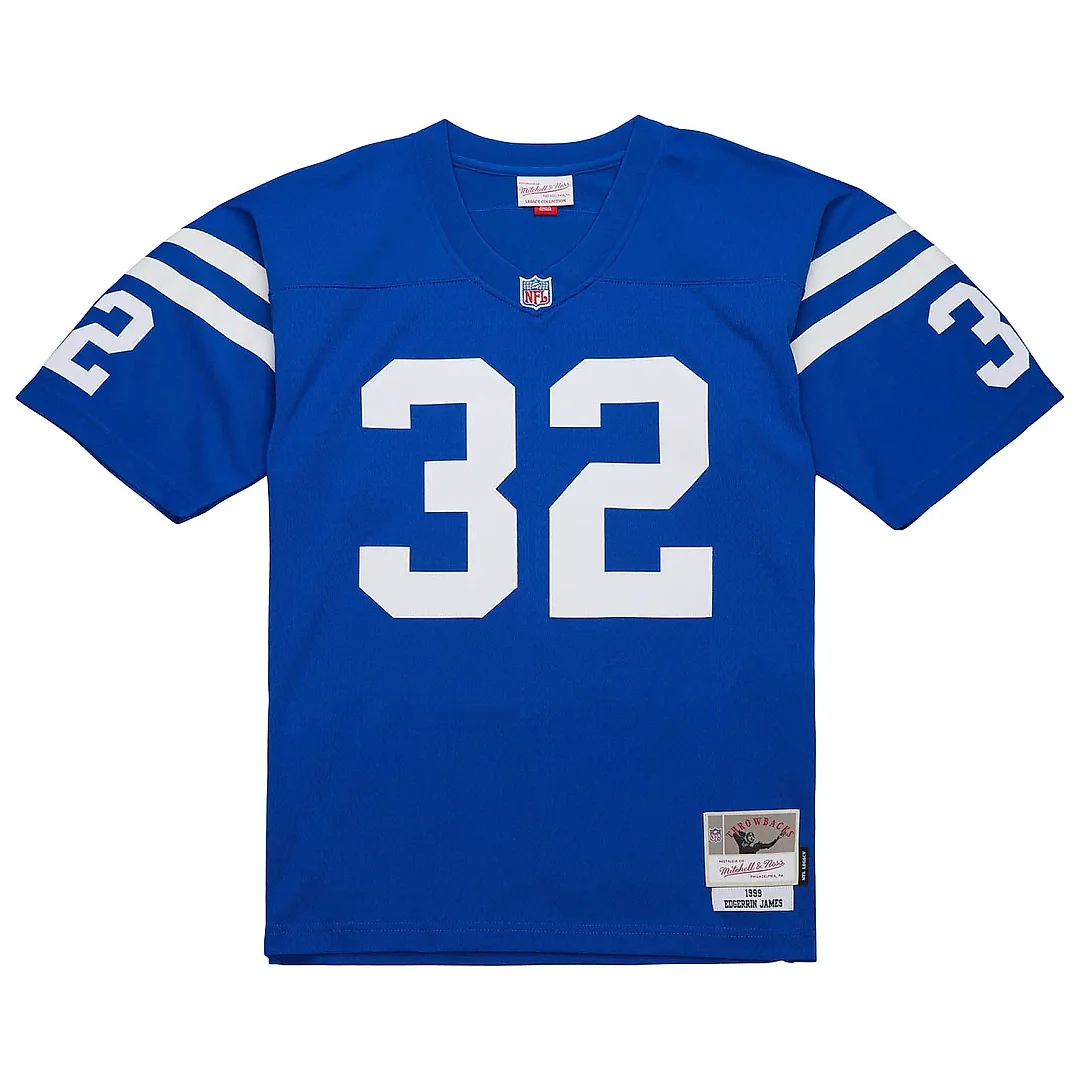 Zennovawear Men's Indianapolis Colts Edgerrin James Mitchell & Ness Royal 1999 Legacy Jersey
