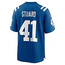 Zennovawear Men's Indianapolis Colts Grant Stuard Royal Game Player Jersey