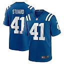 Zennovawear Men's Indianapolis Colts Grant Stuard Royal Game Player Jersey