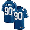 Zennovawear Men's Indianapolis Colts Grover Stewart Royal Game Jersey