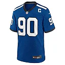 Zennovawear Men's Indianapolis Colts Grover Stewart Royal Indiana Nights Alternate Game Jersey