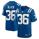 Zennovawear Men's Indianapolis Colts Henry Black Royal Team Game Jersey