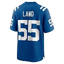 Zennovawear Men's Indianapolis Colts Isaiah Land Royal Team Game Jersey