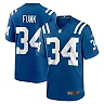 Zennovawear Men's Indianapolis Colts Jake Funk Royal Team Game Jersey