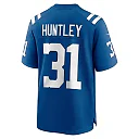 Zennovawear Men's Indianapolis Colts Jason Huntley Royal Team Game Jersey