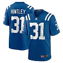 Zennovawear Men's Indianapolis Colts Jason Huntley Royal Team Game Jersey