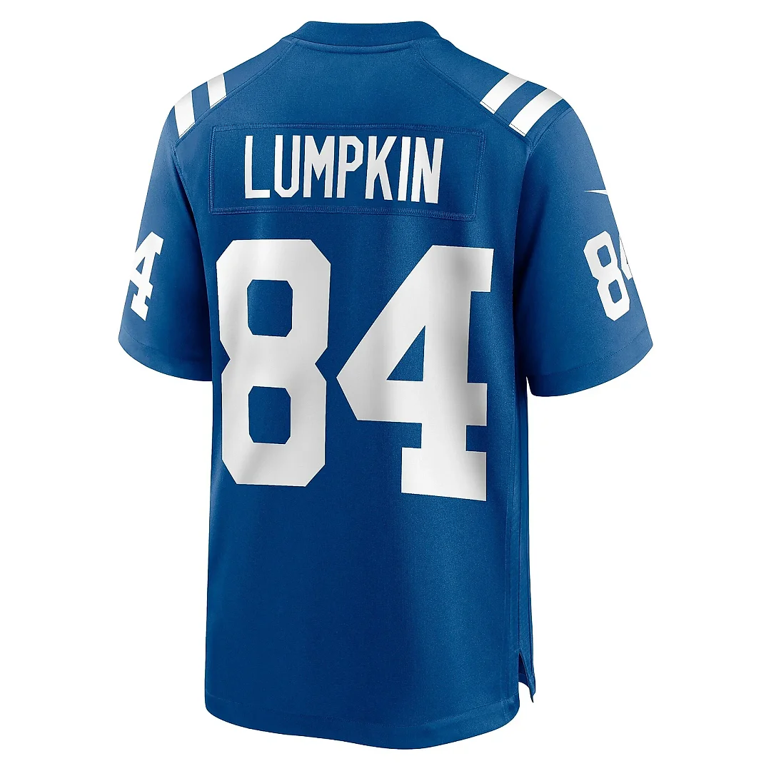 Zennovawear Men's Indianapolis Colts Johnny Lumpkin Royal Team Game Jersey