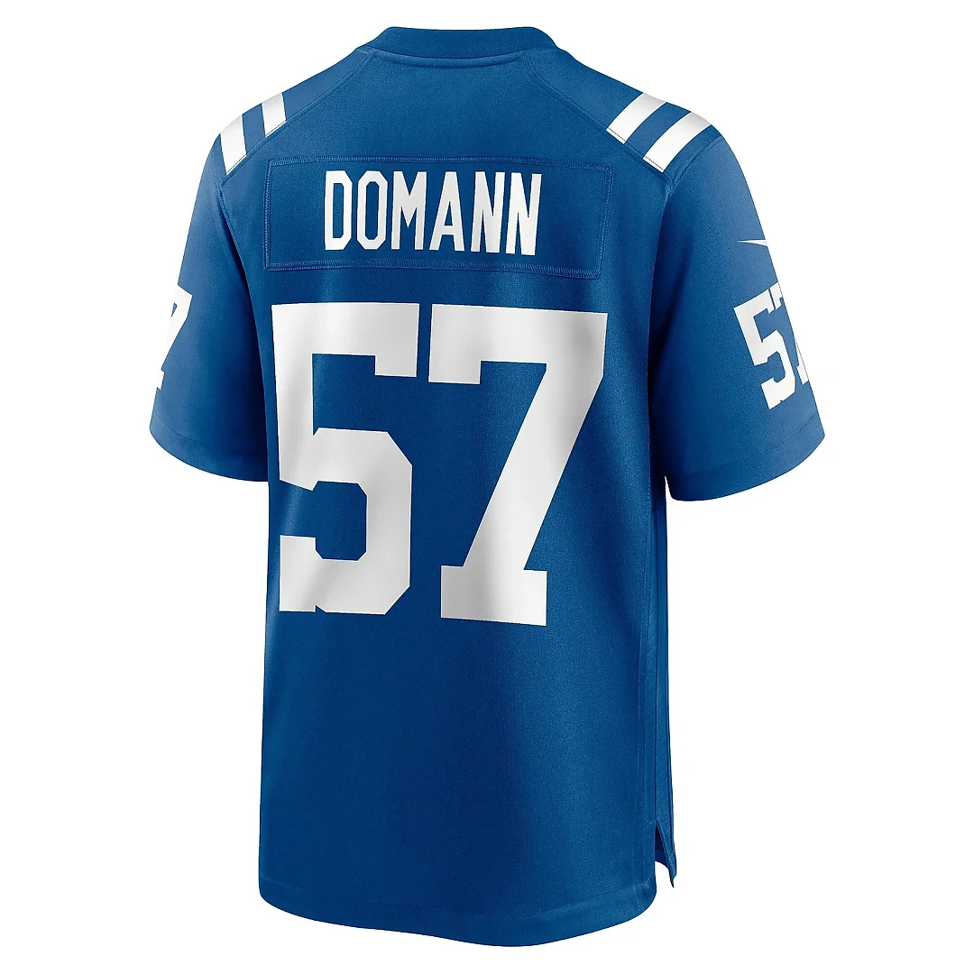 Zennovawear Men's Indianapolis Colts JoJo Domann Royal Game Player Jersey