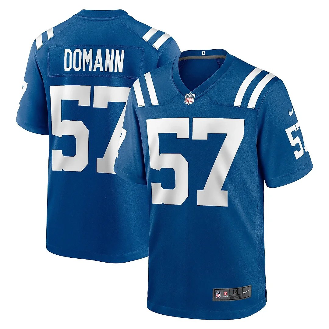 Zennovawear Men's Indianapolis Colts JoJo Domann Royal Game Player Jersey