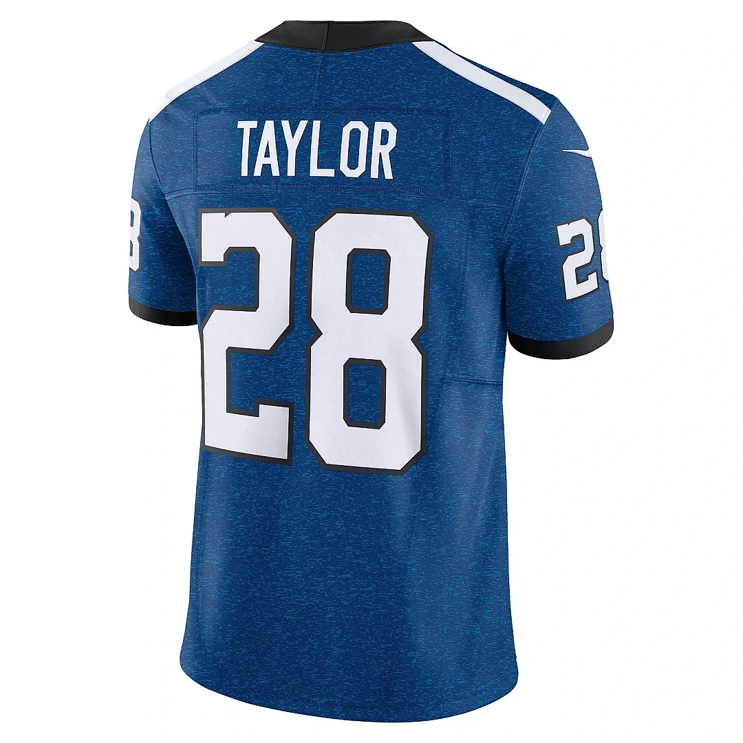 Zennovawear Men's Indianapolis Colts Jonathan Taylor Blue Vapor F.U.S.E. Limited Jersey
