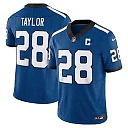 Zennovawear Men's Indianapolis Colts Jonathan Taylor Blue Vapor F.U.S.E. Limited Jersey