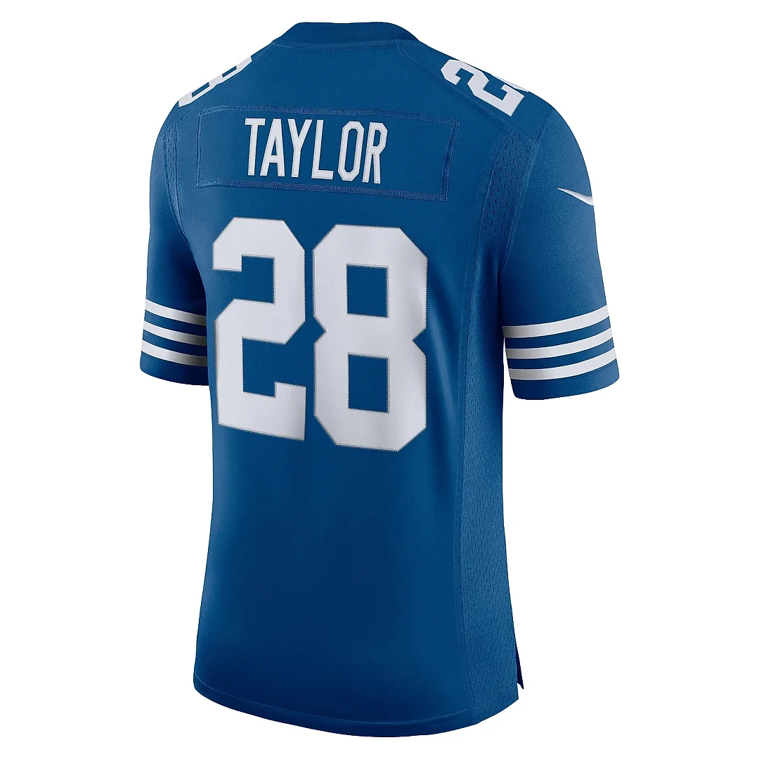 Zennovawear Men's Indianapolis Colts Jonathan Taylor Royal Alternate Vapor Limited Jersey