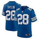 Zennovawear Men's Indianapolis Colts Jonathan Taylor Royal Game Player Jersey