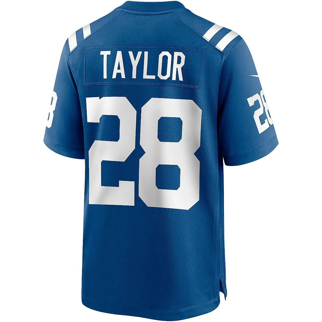 Zennovawear Men's Indianapolis Colts Jonathan Taylor Royal Player Game Jersey