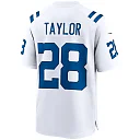 Zennovawear Men's Indianapolis Colts Jonathan Taylor White Game Jersey