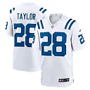 Zennovawear Men's Indianapolis Colts Jonathan Taylor White Player Game Jersey