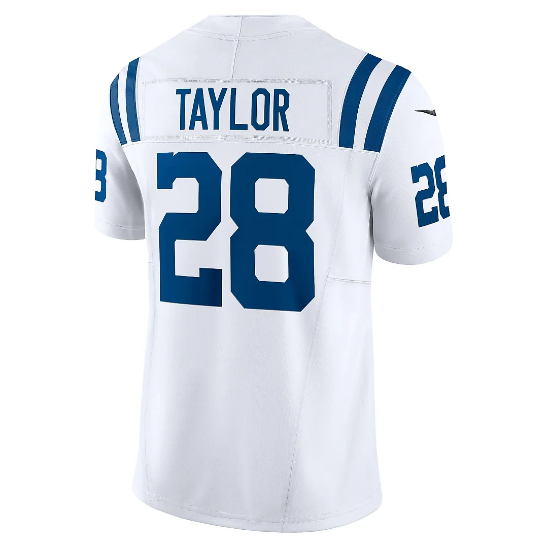 Zennovawear Men's Indianapolis Colts Jonathan Taylor White Vapor F.U.S.E. Limited Jersey