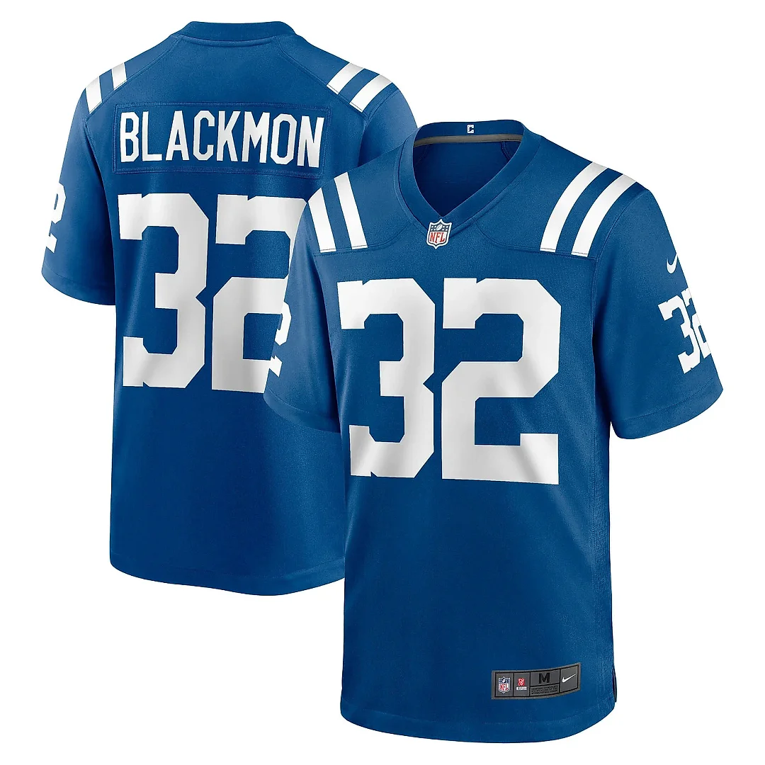 Zennovawear Men's Indianapolis Colts Julian Blackmon Royal Game Jersey