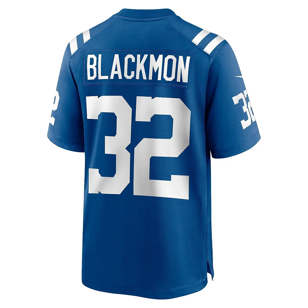 Zennovawear Men's Indianapolis Colts Julian Blackmon Royal Game Jersey