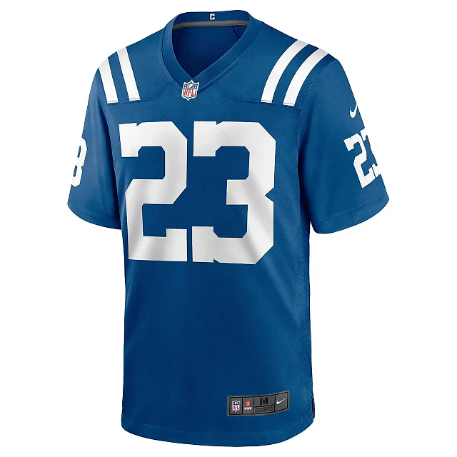 Zennovawear Men's Indianapolis Colts Kenny Moore II Royal Game Jersey