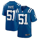 Zennovawear Men's Indianapolis Colts Kwity Paye Royal Game Jersey