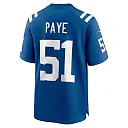 Zennovawear Men's Indianapolis Colts Kwity Paye Royal Game Jersey