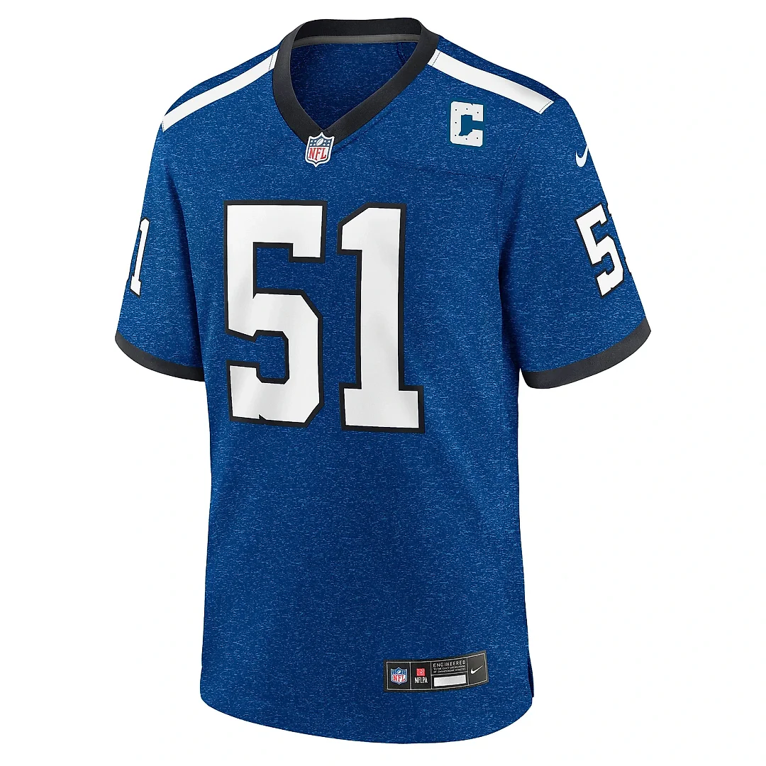 Zennovawear Men's Indianapolis Colts Kwity Paye Royal Indiana Nights Alternate Game Jersey