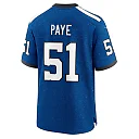 Zennovawear Men's Indianapolis Colts Kwity Paye Royal Indiana Nights Alternate Game Jersey