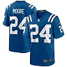 Zennovawear Men's Indianapolis Colts Lenny Moore Royal Game Retired Player Jersey