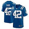 Zennovawear Men's Indianapolis Colts Marcel Dabo Royal Game Player Jersey